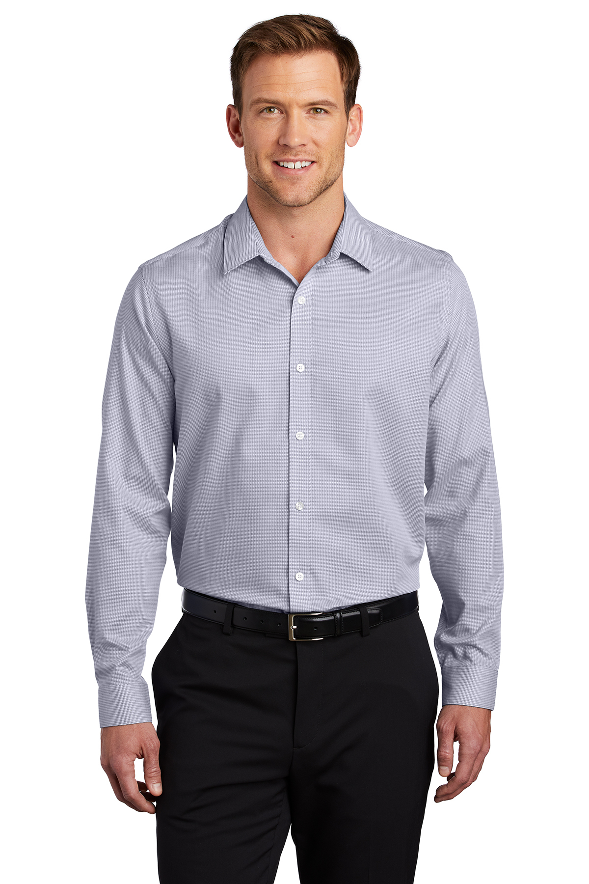 W645  Port Authority ® Pincheck Easy Care Shirt
